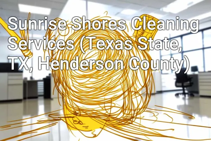 Sunrise Shores Cleaning Services (Texas State, TX, Henderson County)