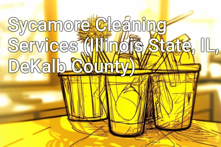 Sycamore Cleaning Services (Illinois State, IL, DeKalb County)