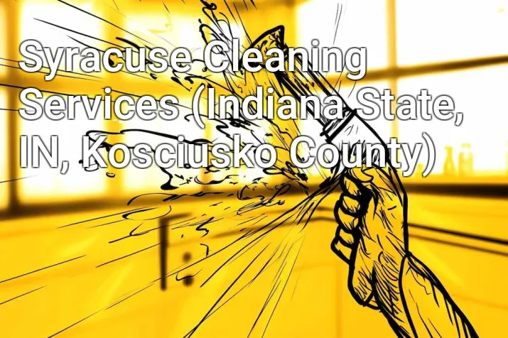 Syracuse Cleaning Services (Indiana State, IN, Kosciusko County)