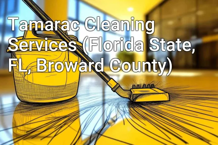 Tamarac Cleaning Services (Florida State, FL, Broward County)