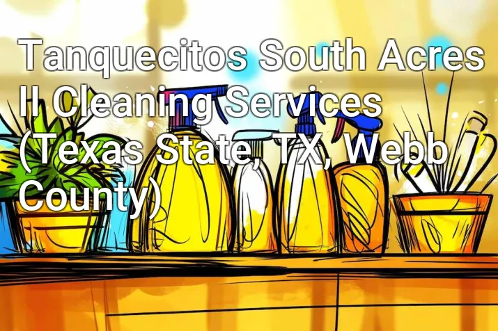 Tanquecitos South Acres II Cleaning Services (Texas State, TX, Webb County)