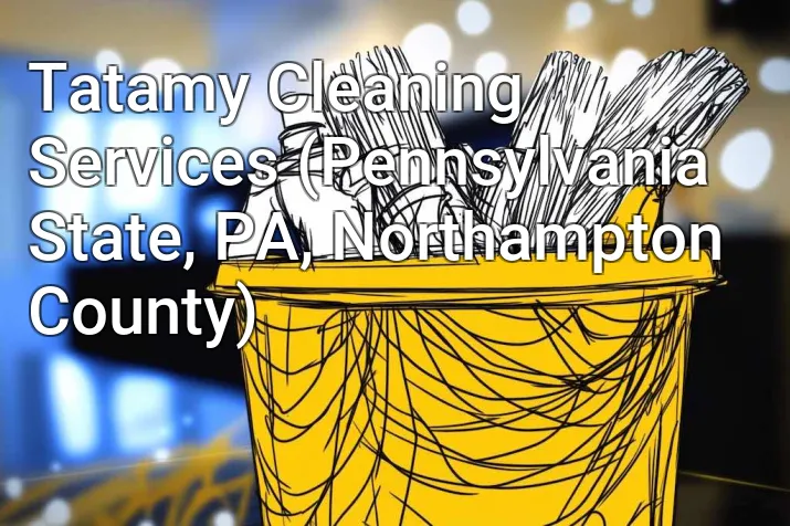 Tatamy Cleaning Services (Pennsylvania State, PA, Northampton County)