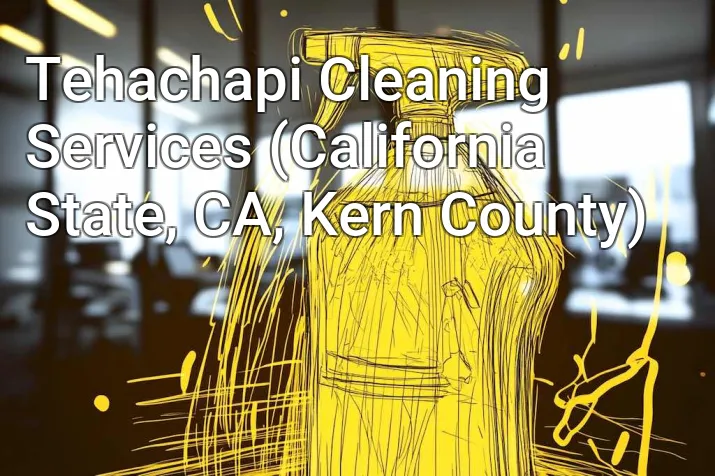 Tehachapi Cleaning Services (California State, CA, Kern County)