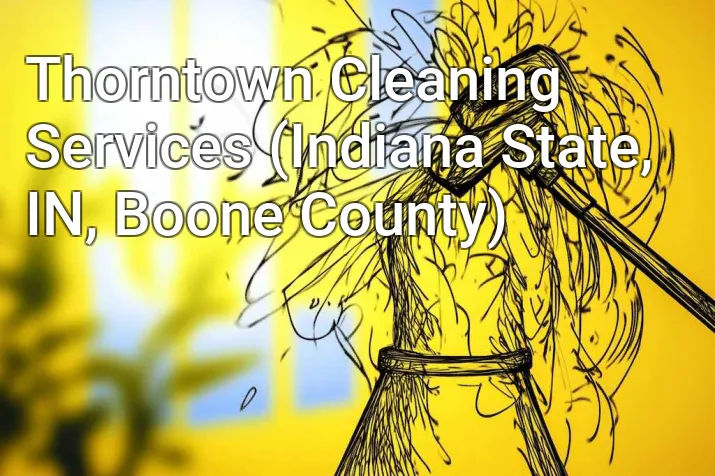 Thorntown Cleaning Services (Indiana State, IN, Boone County)