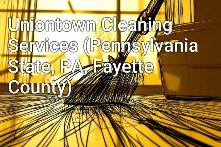 Uniontown Cleaning Services (Pennsylvania State, PA, Fayette County)