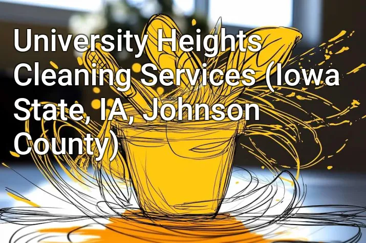 University Heights Cleaning Services (Iowa State, IA, Johnson County)