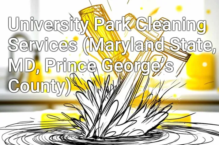 University Park Cleaning Services (Maryland State, MD, Prince George’s County)