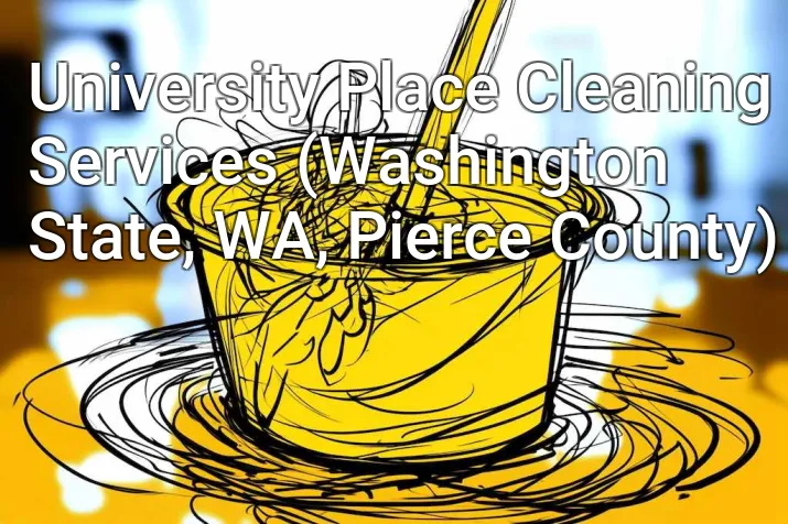 University Place Cleaning Services (Washington State, WA, Pierce County)
