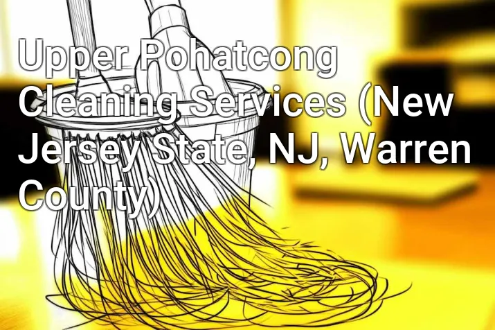 Upper Pohatcong Cleaning Services (New Jersey State, NJ, Warren County)
