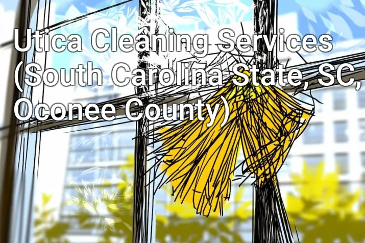 Utica Cleaning Services (South Carolina State, SC, Oconee County)