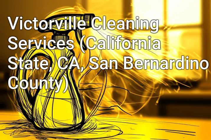 Victorville Cleaning Services (California State, CA, San Bernardino County)