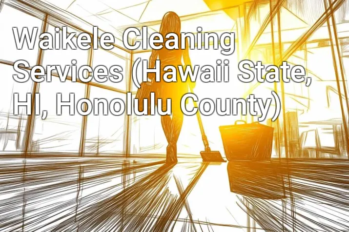 Waikele Cleaning Services (Hawaii State, HI, Honolulu County)