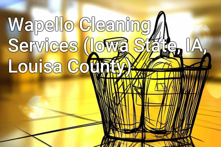 Wapello Cleaning Services (Iowa State, IA, Louisa County)