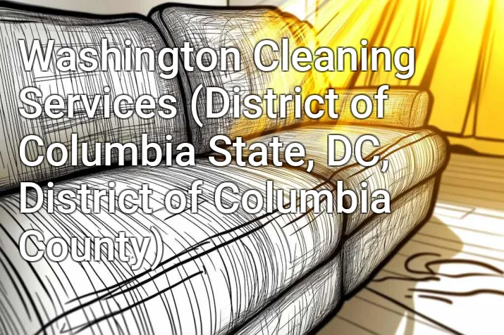 Washington Cleaning Services (District of Columbia State, DC, District of Columbia County)