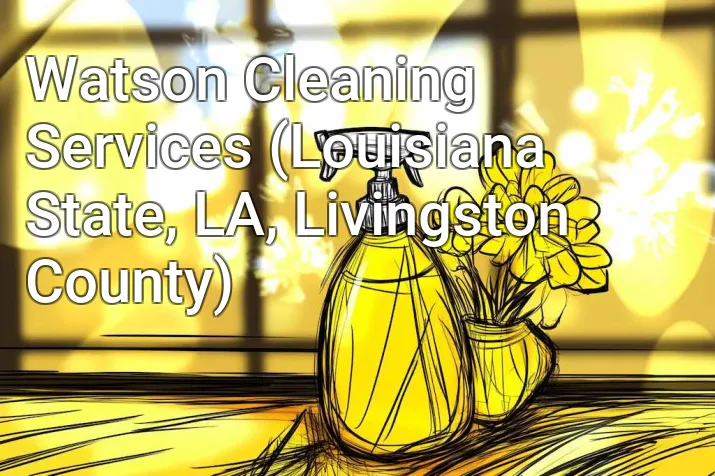 Watson Cleaning Services (Louisiana State, LA, Livingston County)