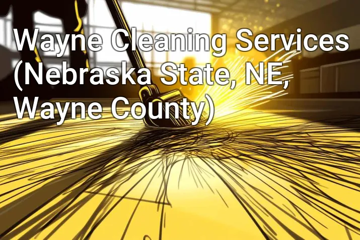 Wayne Cleaning Services (Nebraska State, NE, Wayne County)