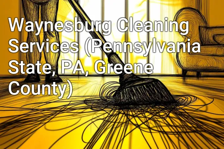Waynesburg Cleaning Services (Pennsylvania State, PA, Greene County)