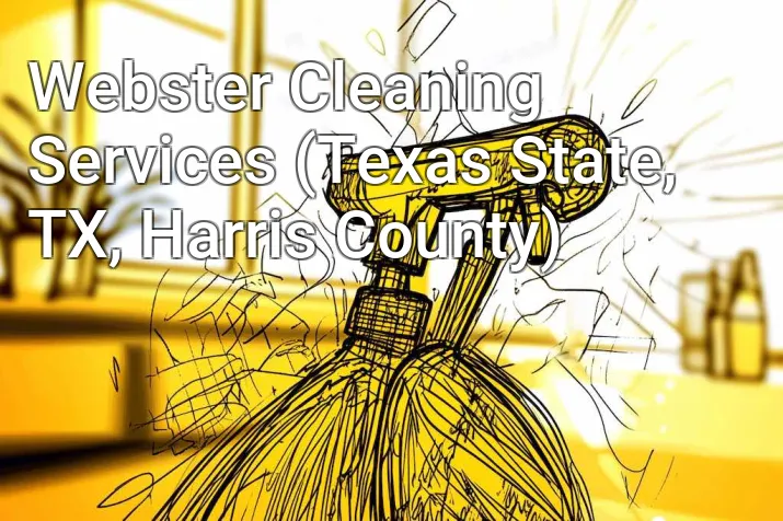 Webster Cleaning Services (Texas State, TX, Harris County)