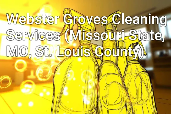 Webster Groves Cleaning Services (Missouri State, MO, St. Louis County)