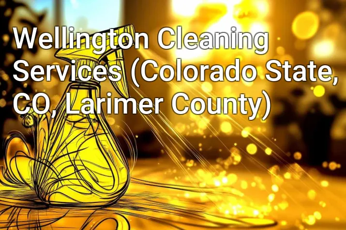 Wellington Cleaning Services (Colorado State, CO, Larimer County)