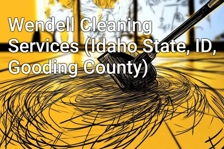 Wendell Cleaning Services (Idaho State, ID, Gooding County)