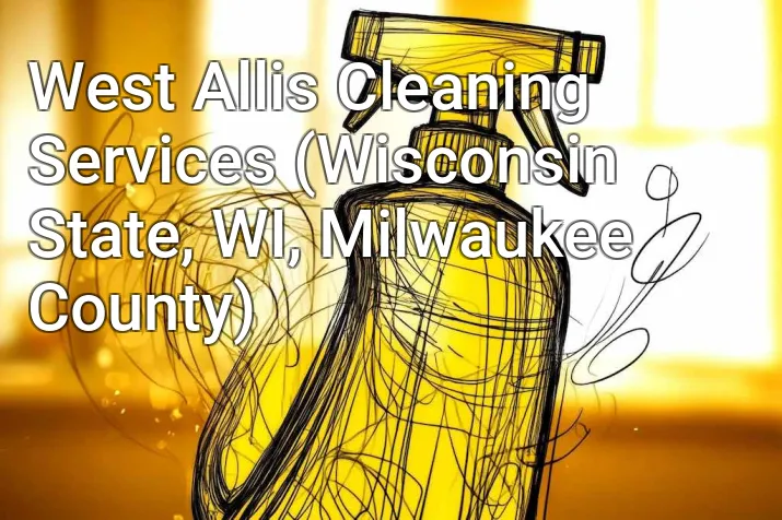 West Allis Cleaning Services (Wisconsin State, WI, Milwaukee County)