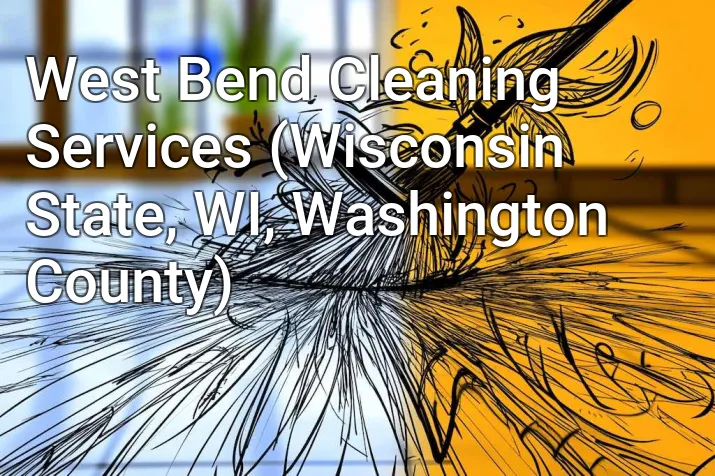 West Bend Cleaning Services (Wisconsin State, WI, Washington County)