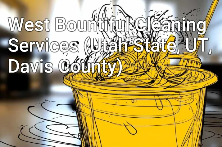 West Bountiful Cleaning Services (Utah State, UT, Davis County)