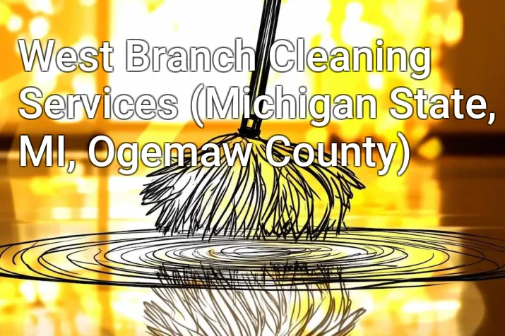 West Branch Cleaning Services (Michigan State, MI, Ogemaw County)