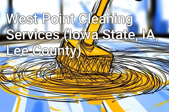 West Point Cleaning Services (Iowa State, IA, Lee County)