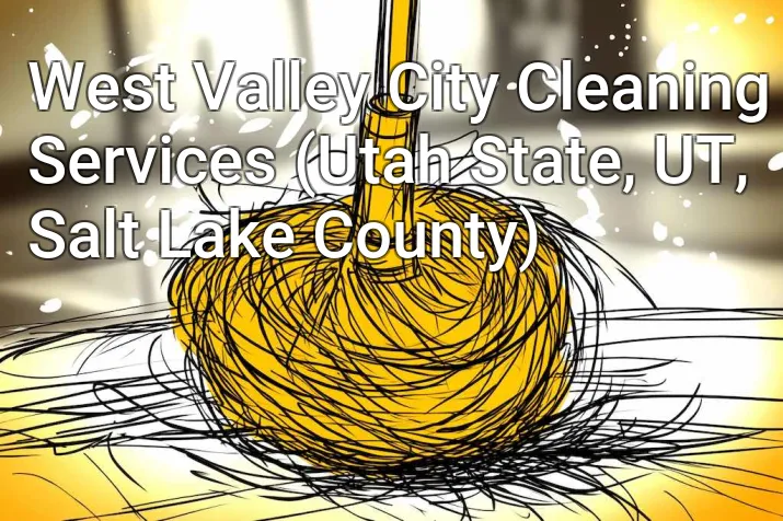 West Valley City Cleaning Services (Utah State, UT, Salt Lake County)