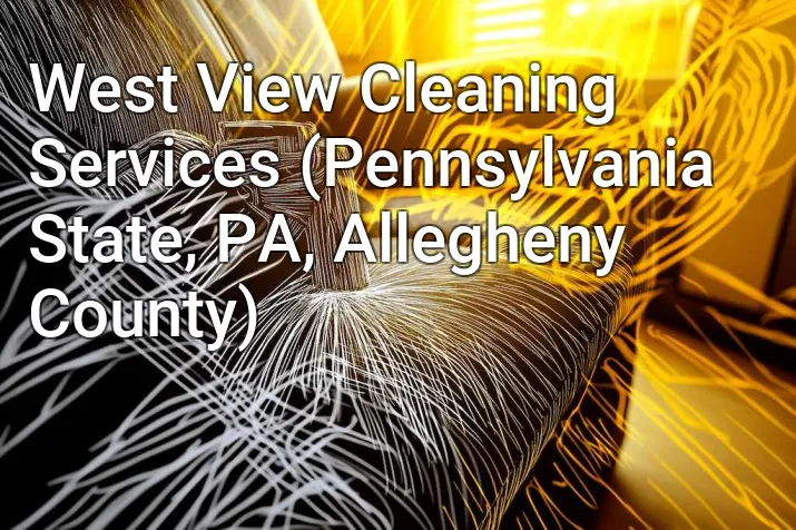 West View Cleaning Services (Pennsylvania State, PA, Allegheny County)
