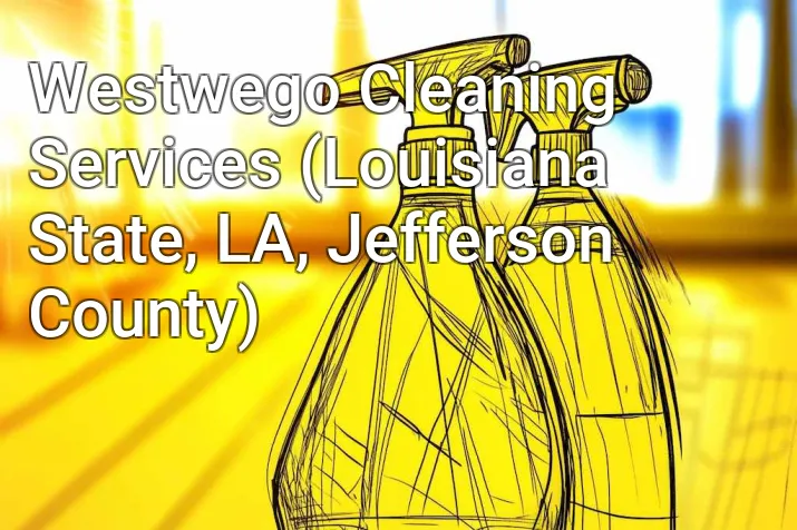 Westwego Cleaning Services (Louisiana State, LA, Jefferson County)