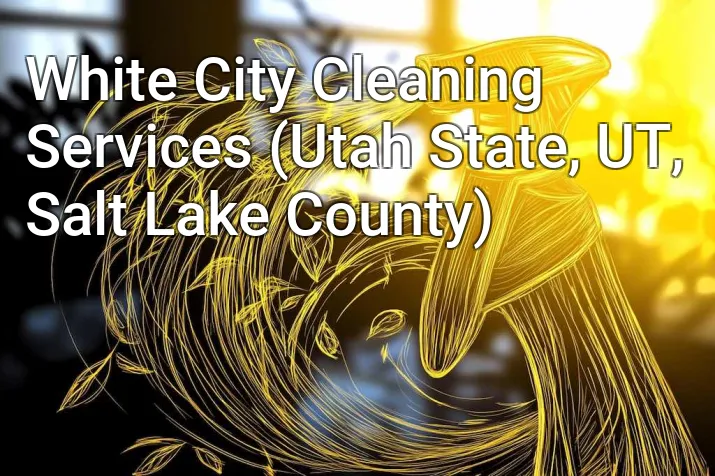 White City Cleaning Services (Utah State, UT, Salt Lake County)