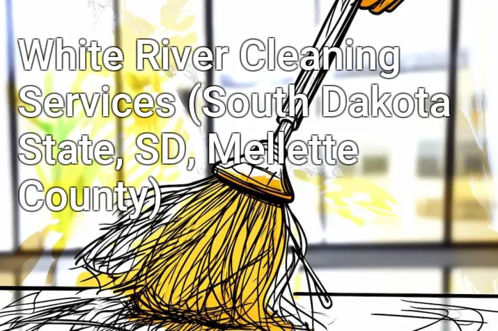 White River Cleaning Services (South Dakota State, SD, Mellette County)