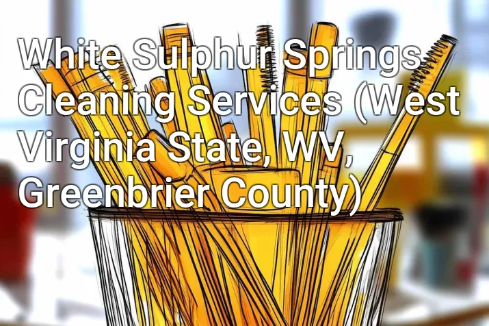White Sulphur Springs Cleaning Services (West Virginia State, WV, Greenbrier County)