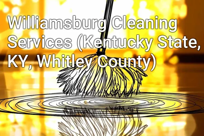 Williamsburg Cleaning Services (Kentucky State, KY, Whitley County)