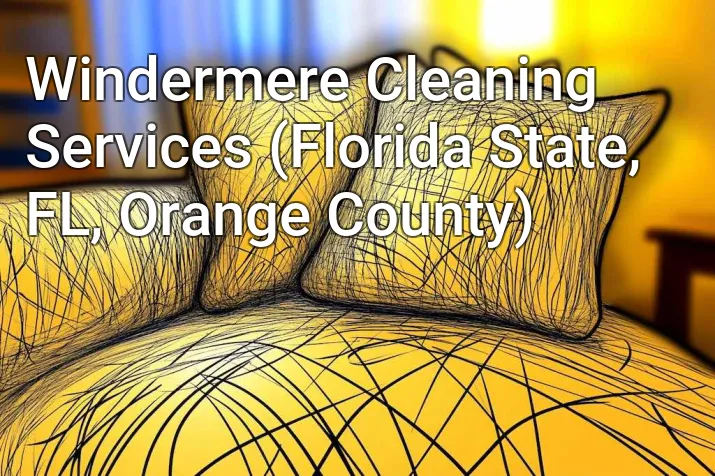 Windermere Cleaning Services (Florida State, FL, Orange County)