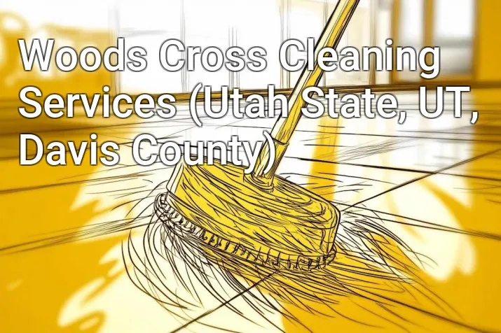Woods Cross Cleaning Services (Utah State, UT, Davis County)