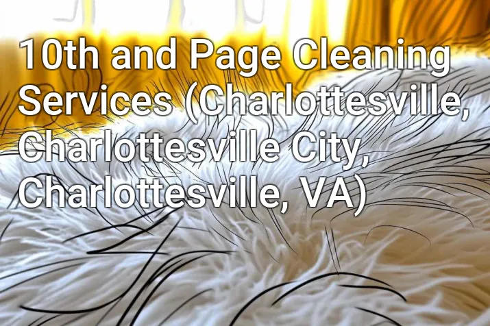 10th and Page Cleaning Services (Charlottesville, Charlottesville City, Charlottesville, VA)