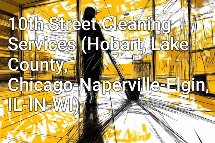 10th Street Cleaning Services (Hobart, Lake County, Chicago-Naperville-Elgin, IL-IN-WI)