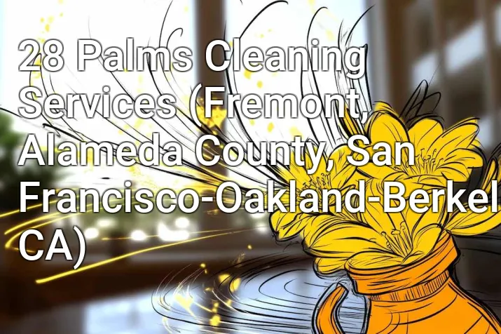 28 Palms Cleaning Services (Fremont, Alameda County, San Francisco-Oakland-Berkeley, CA)