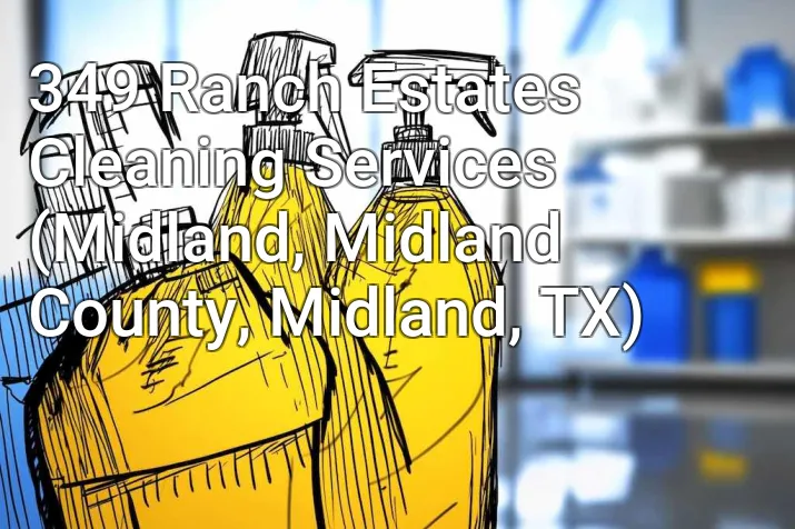 349 Ranch Estates Cleaning Services (Midland, Midland County, Midland, TX)