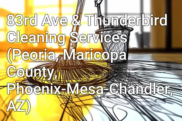 83rd Ave & Thunderbird Cleaning Services (Peoria, Maricopa County, Phoenix-Mesa-Chandler, AZ)