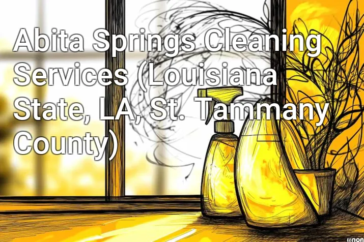 Abita Springs Cleaning Services (Louisiana State, LA, St. Tammany County)