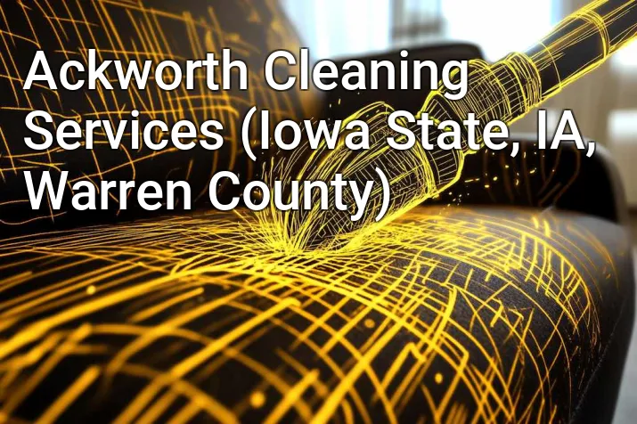 Ackworth Cleaning Services (Iowa State, IA, Warren County)