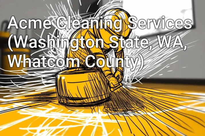 Acme Cleaning Services (Washington State, WA, Whatcom County)