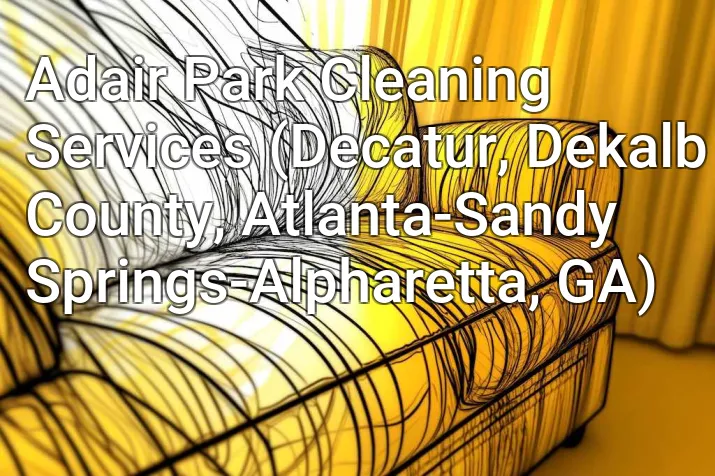 Adair Park Cleaning Services (Decatur, Dekalb County, Atlanta-Sandy Springs-Alpharetta, GA)