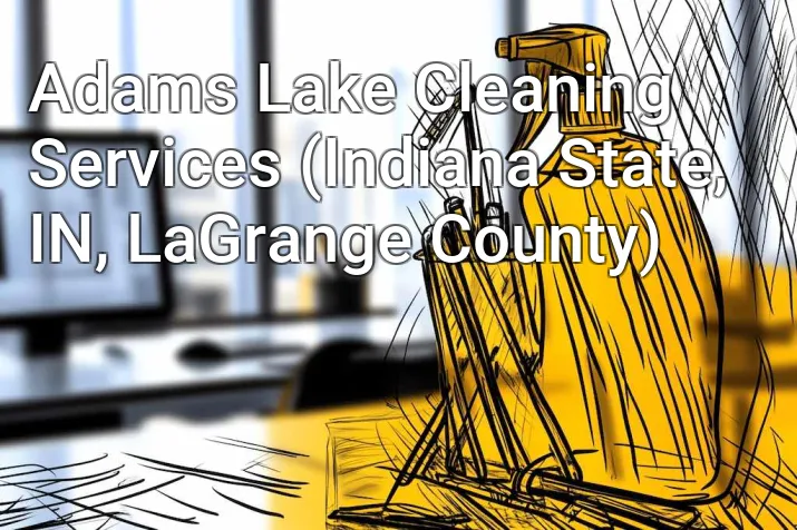 Adams Lake Cleaning Services (Indiana State, IN, LaGrange County)