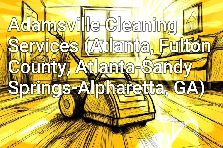 Adamsville Cleaning Services (Atlanta, Fulton County, Atlanta-Sandy Springs-Alpharetta, GA)